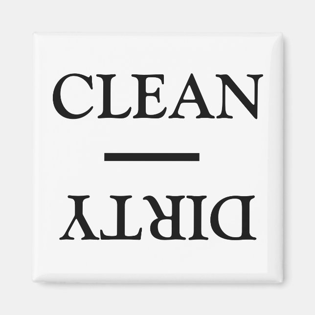 Aimant Nettoyer Lave-vaisselle noir noir blanc noir Lave- (Devant)