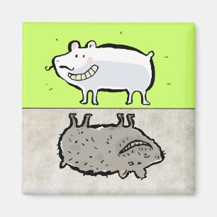 Aimant nettoyez/animal sale (le lave-vaisselle)