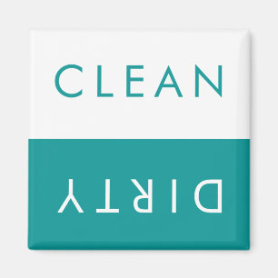 Aimant Nettoyez l'aimant sale de lave-vaisselle dans Teal