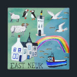 Aimant Neuk Est de Fife Ecosse aquarelle Art<br><div class="desc">Découvrez cette illustration cool de East Neuk of Fife en Ecosse. Vous pourrez marcher sur le magnifique chemin côtier de Fife, en vous arrêtant à travers les villes et en passant par la campagne verdoyante. Arrêtez-vous en chemin pour voir passer les bateaux ou voir l'un des nombreux arc-en-ciel. Avez-vous emprunté...</div>