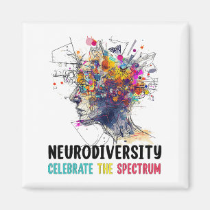 Aimant Neurodiversité Sensibilisation sur l'autisme Cerve