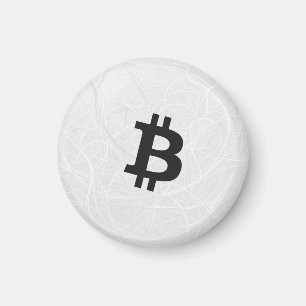 Aimant Neurone Bitcoin Blanc