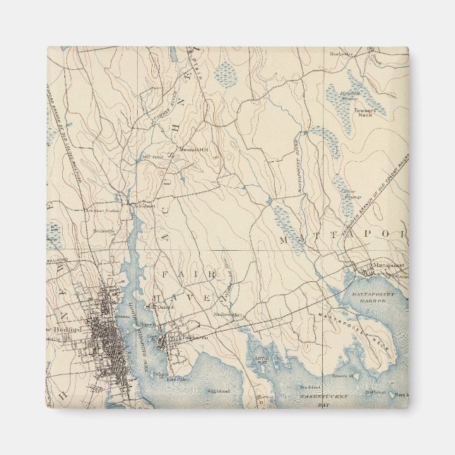 Aimant New Bedford, Massachusetts (Devant)