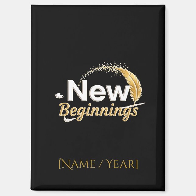 Aimant New Beginnings / Imán Nuevos Comienzos (Recto)