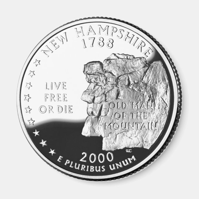 Aimant New Hampshire (Devant)