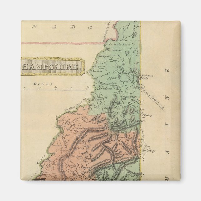 Aimant New Hampshire 8 (Devant)