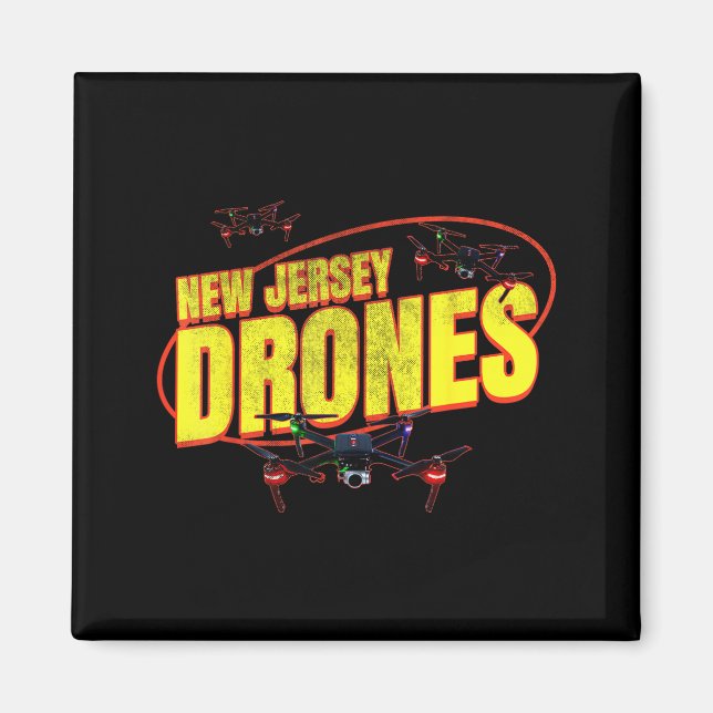 Aimant New Jersey Drones Funny Mystery Drones In New Jers (Devant)