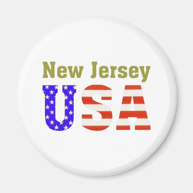 Aimant New Jersey USA ! (Devant)