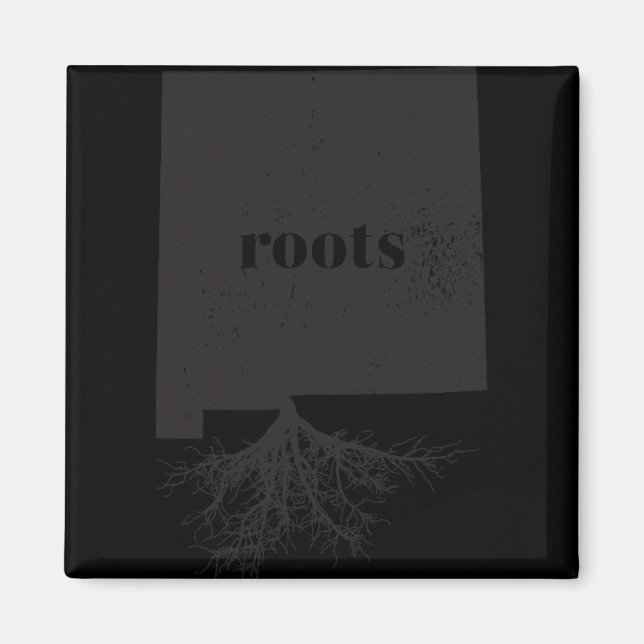 Aimant New Mexico Roots State Map Shirt Home Love Pride G (Devant)