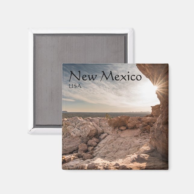 Aimant New Mexico - USA (Recto/Verso)