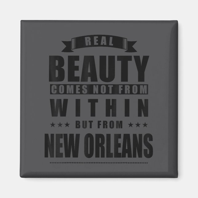 Aimant New Orleans - Funny D City Gift  (Devant)