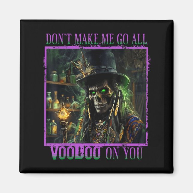 Aimant New Orleans Ghost Tour Y Priest Voodoo Mardi Gras  (Devant)