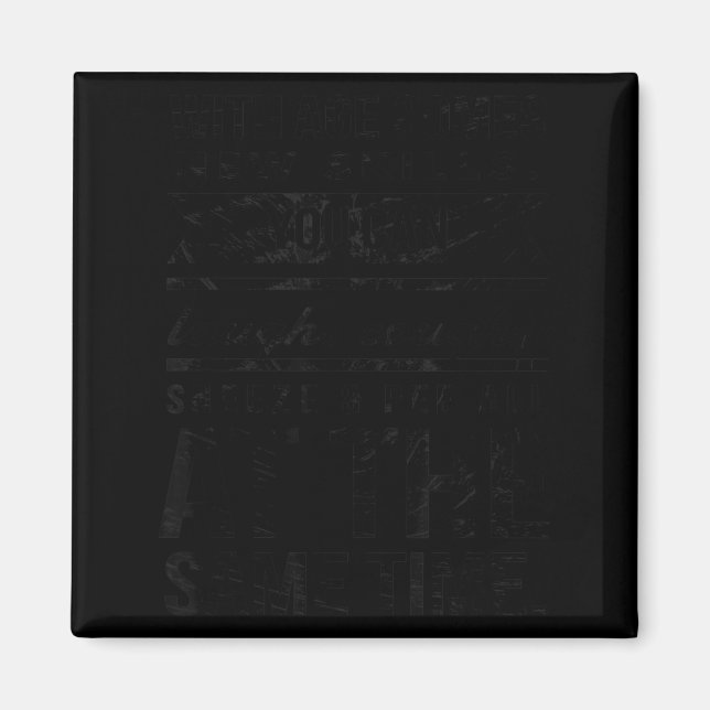 Aimant New Skills Seventy 70th 1951 Birthday Pun Gag Gift (Devant)