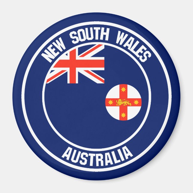 Aimant New South Wales Round Emblem (Devant)