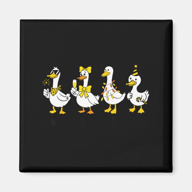 Aimant New Year Same Silly Goose Happy New Year 2026 Cele (Devant)