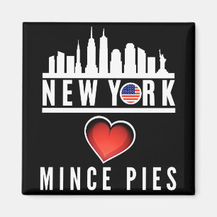 Aimant New York aime Mince Pies Cityscape
