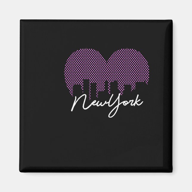 Aimant New York City Is My Valentine  (Devant)