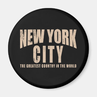 Aimant New York City le plus grand pays du monde