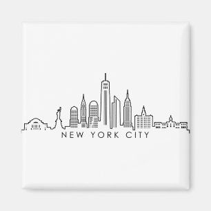Aimant NEW YORK Manhattan USA City Skyline