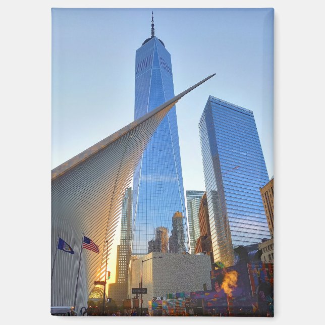 Aimant New York - One World Trade Center and Oculus (Recto)