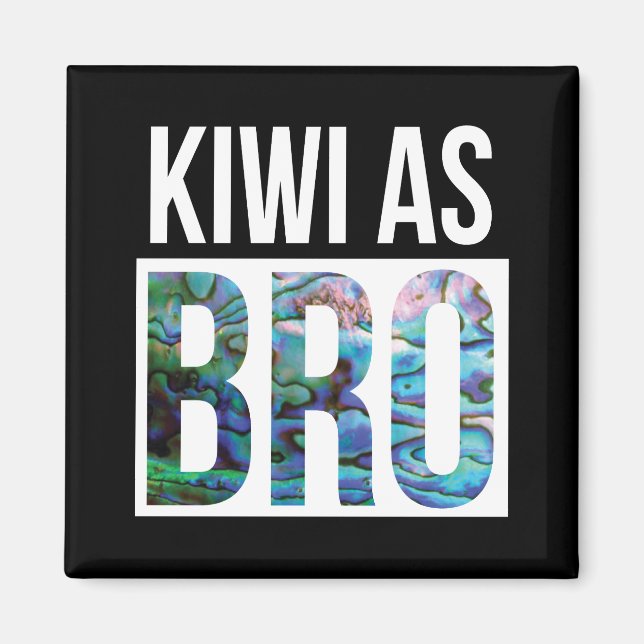 AIMANT NEW ZEALAND KIWI AS BRO PAUA (Devant)