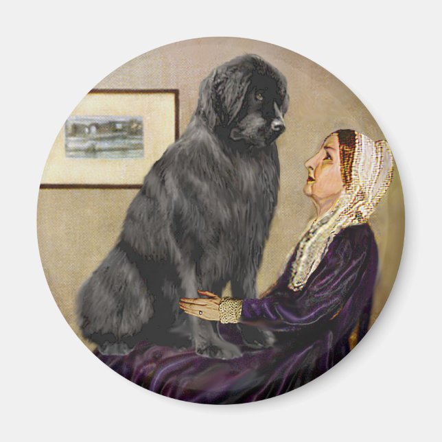Aimant Newfie 1 - La mère de Whistler (Devant)