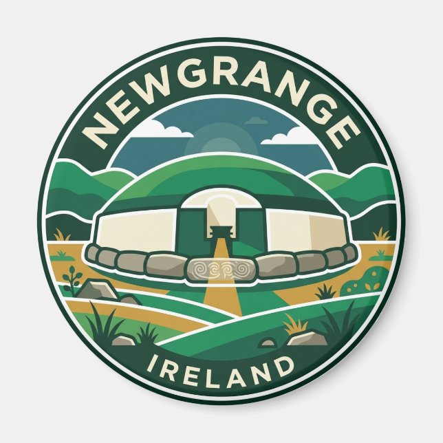 Aimant Newgrange Irlande (Devant)