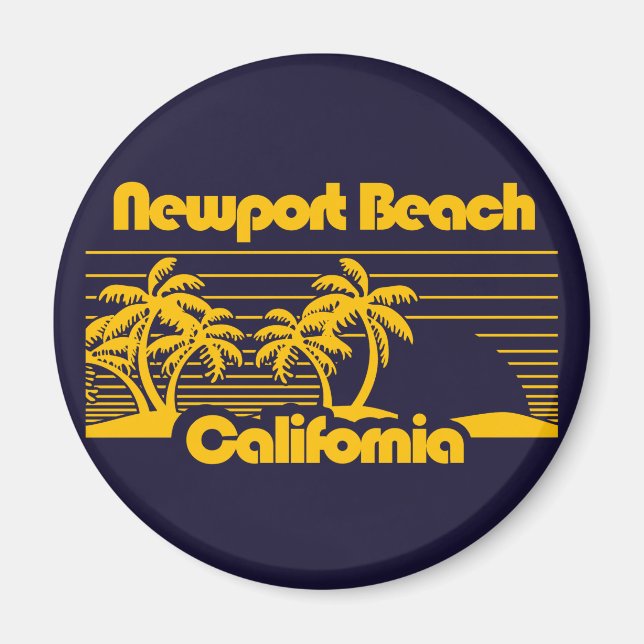 Aimant Newport Beach Californie (Devant)