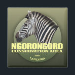 Aimant Ngorongoro (zèbre)<br><div class="desc">Aire de conservation de Ngorongoro,  Tanzanie</div>