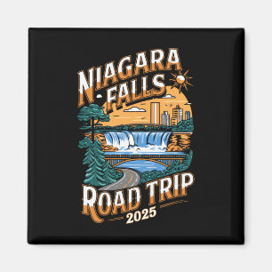 Aimant Niagara Falls Road Trip 2025 - Vacances d'été