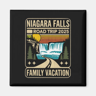 Aimant Niagara Falls Road Trip 2025 Vacances en famille