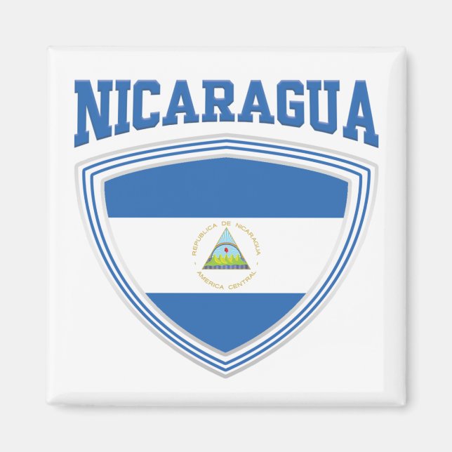 Aimant Nicaragua - Bouclier (Devant)
