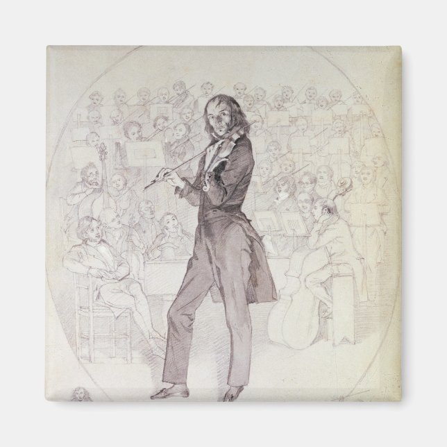 Aimant Niccolo Paganini, violoniste (Devant)