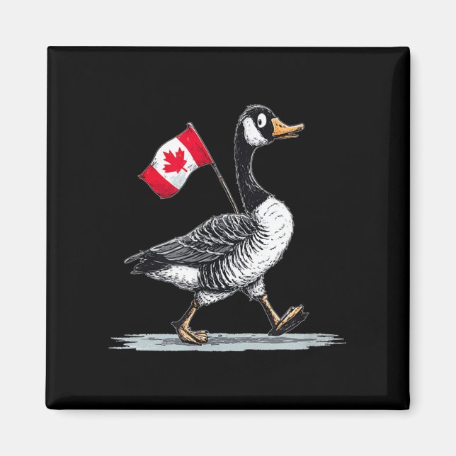 Aimant Nice Canada Animal Look Avec Oie Cool (Devant)