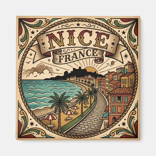 Aimant Nice France (Devant)