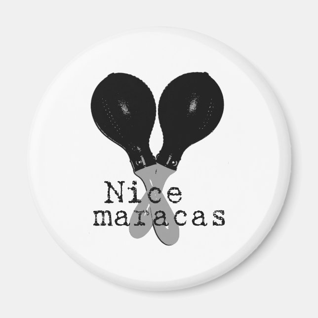 Aimant Nice Maracas (Devant)