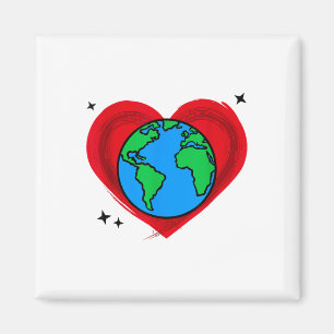 Aimant Nice Mère Planète Terre Protection De l'environnem