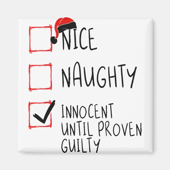 Aimant Nice Naughty Innocent Jusqu'À La Culpabilité Prove (Devant)