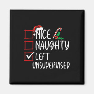 Aimant Nice Naughty Laissé Sans Surveillance Liste De Noë