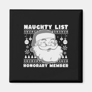 Aimant Nice Naughty Membre honoraire Noël Liste des Noël