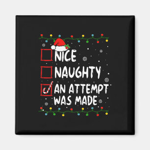 Aimant Nice Naughty Une Tentative A Été Fait Liste De Noë