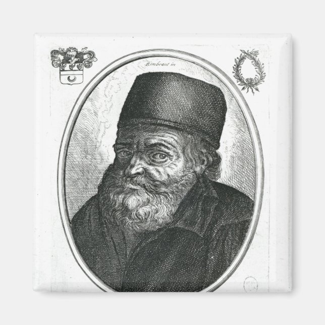 Aimant Nicolas Flamel gravé par Balthazar Moncornet (Devant)