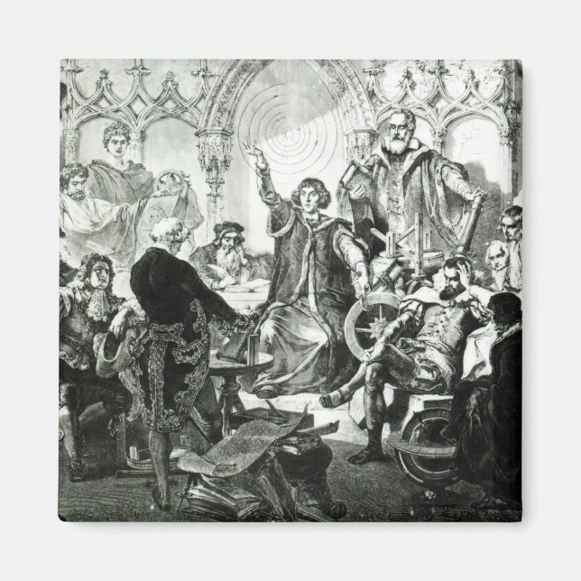 Aimant Nicolaus Copernicus Expliquer sa théorie (Devant)