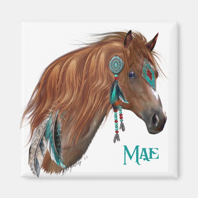 Aimant Nicole personnalisée - Mae 2a (Devant)