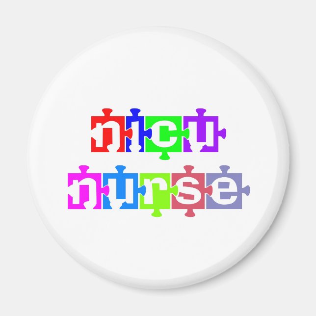 AIMANT NICU NURSE PUZZLE PIECE (Devant)