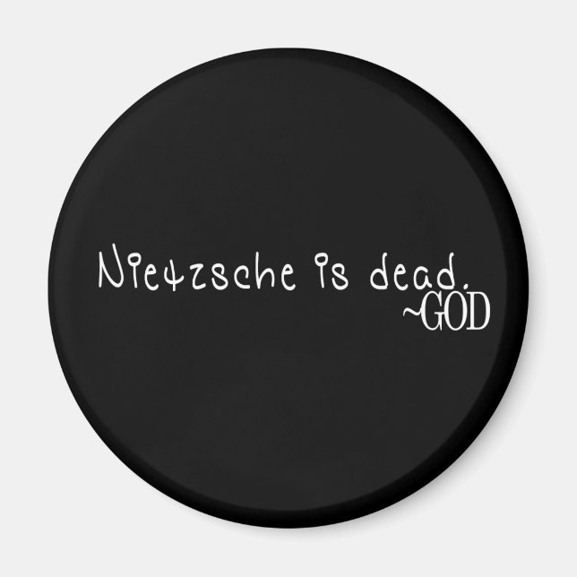 AIMANT NIETZSCHE EST MORT - DIEU (Devant)