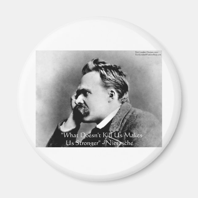 Aimant Nietzsche "Ne tue pas U" Citation Cadeaux & Tee -  (Devant)
