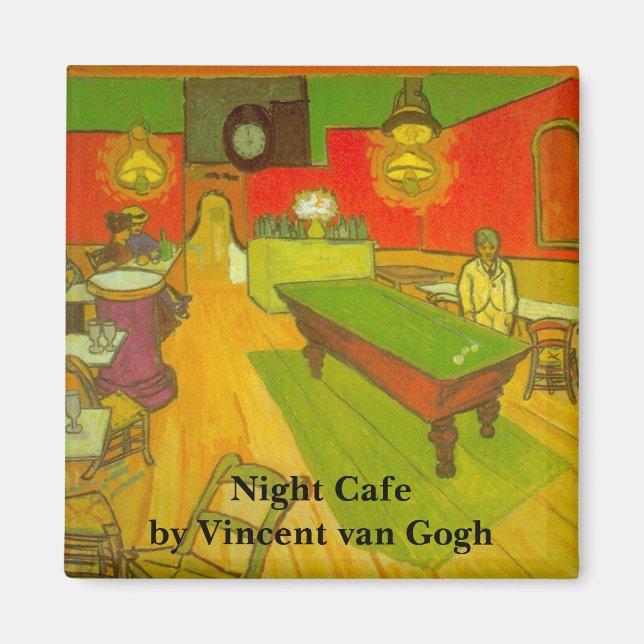 Aimant Night Cafe by Vincent van Gogh (Devant)