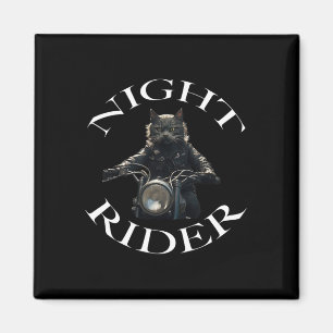 Aimant Night Rider Mauvais Chat