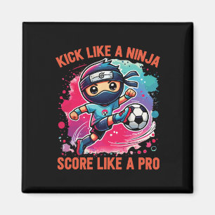 Aimant Ninja de footballeur botter comme un ninja marquer